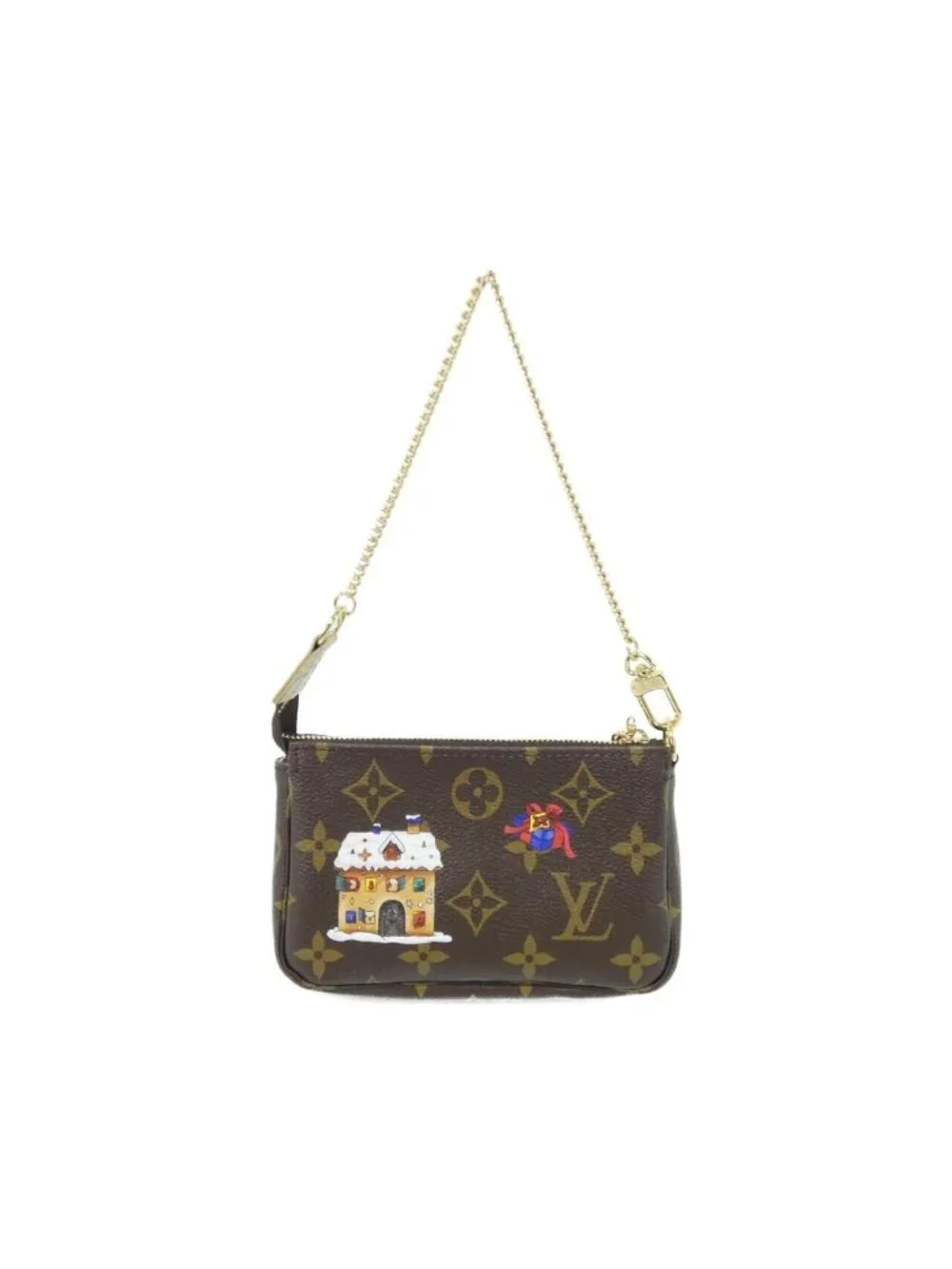 Louis Vuitton Monogram Mini Pochette Pouch - Picture 2 of 7